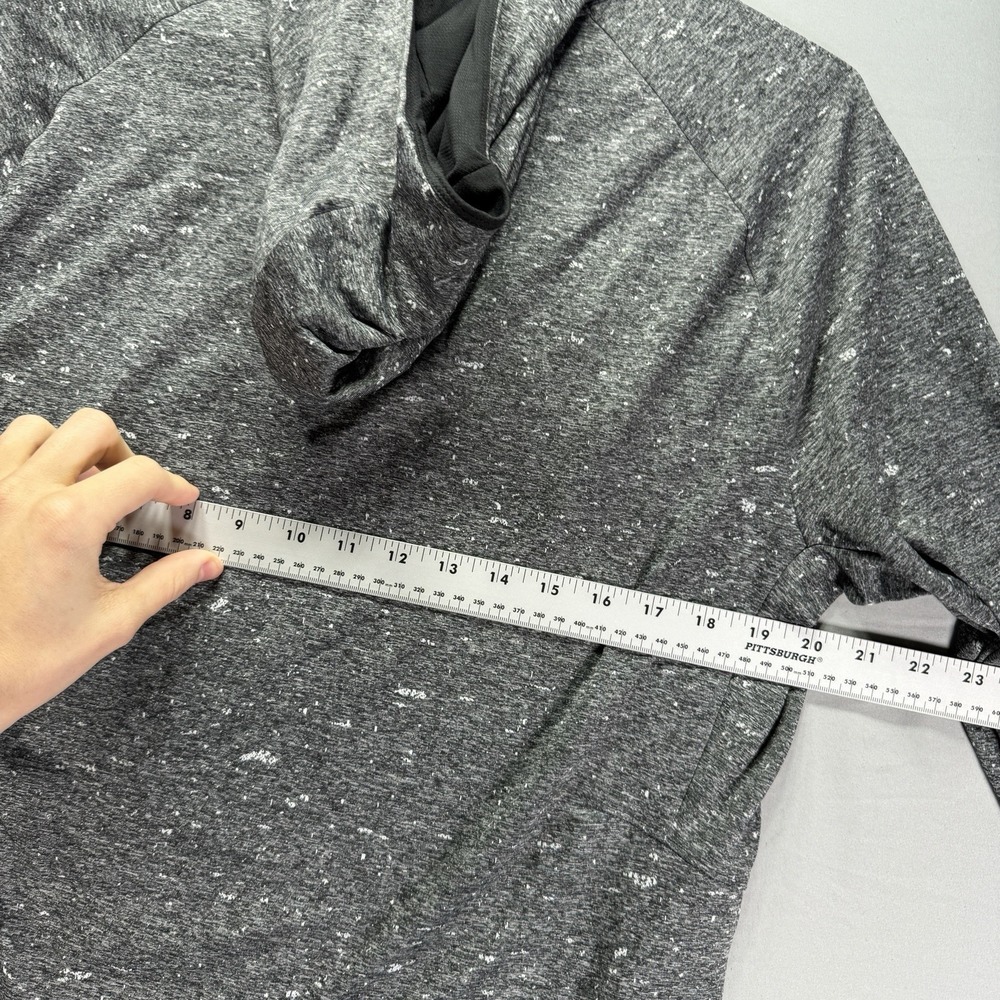 Lululemon Men Fresh Form Hoodie Black White Large Stretch Workout Athleisure Gym - Picture 8 of 9